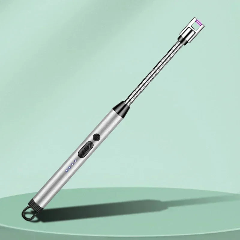 360° Electric Arc Lighter – USB Windproof Flameless BBQ Lighter