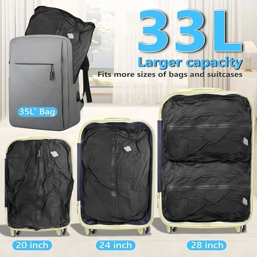 Travel Vacuum Storage Bags – Reusable Compression Bags with Pump