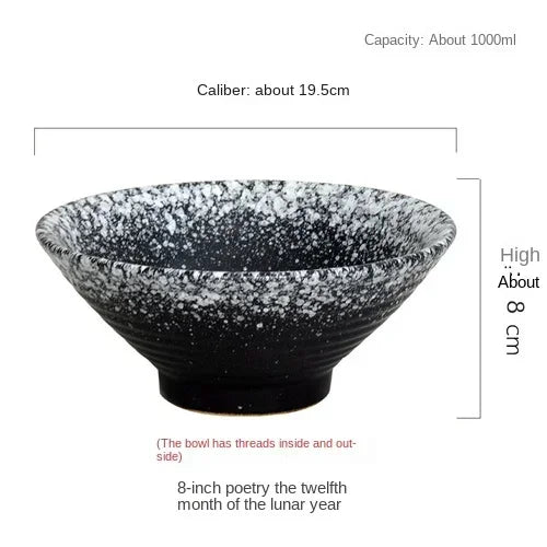 Japanese Ceramic Bowl Set – Creative Ramen & Soup Tableware