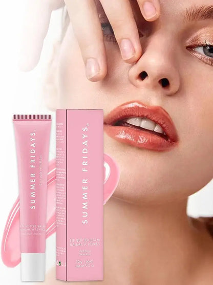 Moisturising Lip Butter Balm with Glossy Finish – Hydrating Lip Care for Soft Smooth Lips