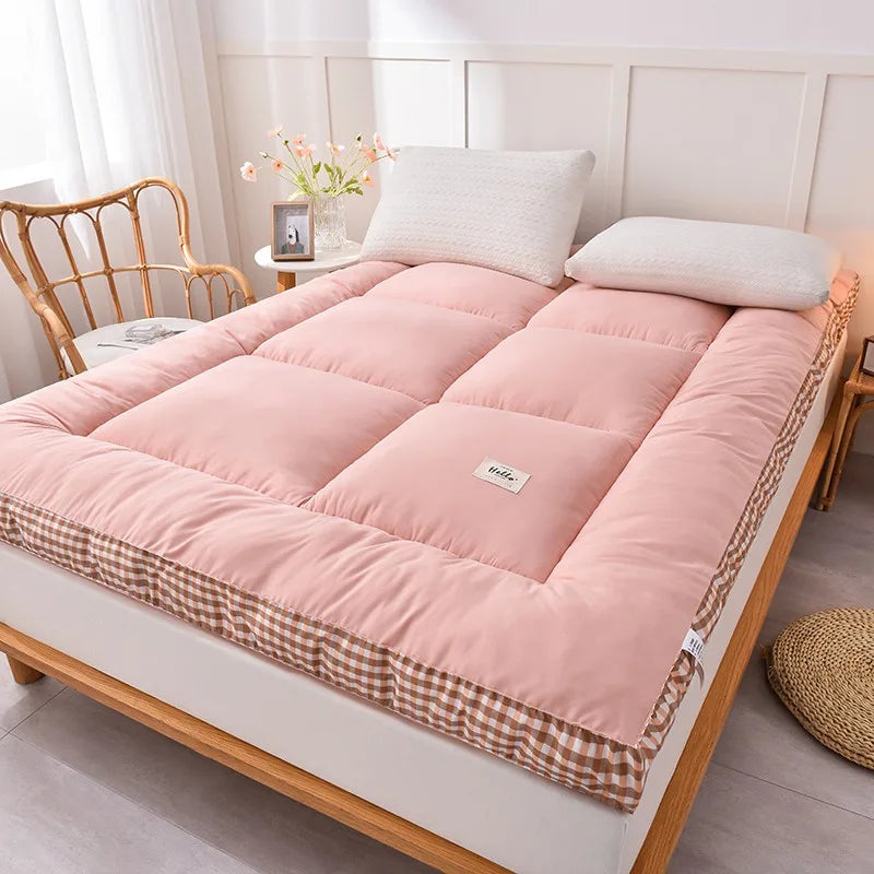 NewestFoldable Lightweight Portable Sleeping Pad/Tatami Mat Japanese Futon Mattress  Soft Fabric,Easy Storage & Travel Mattress