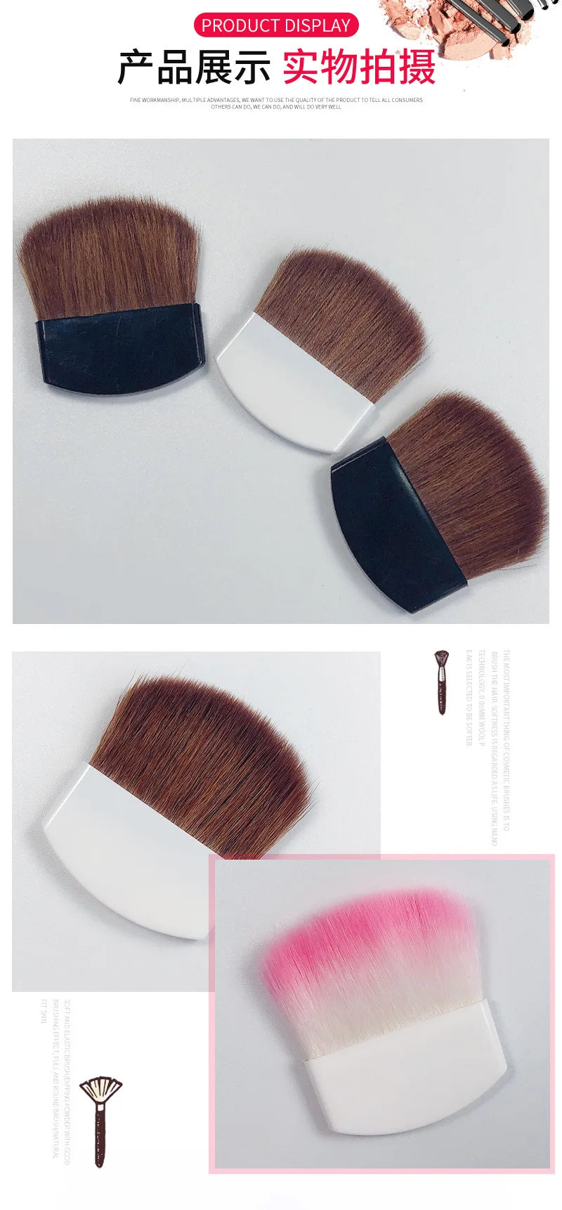 Portable Makeup Brush Set – Soft Mini Foundation & Blush Brushes