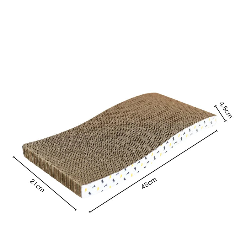 Cat Scratchers Cardboard Cat Scratching Board Durable Grind Claws Corrugated Paper Pets Sofa for Indoor Cats Kittens