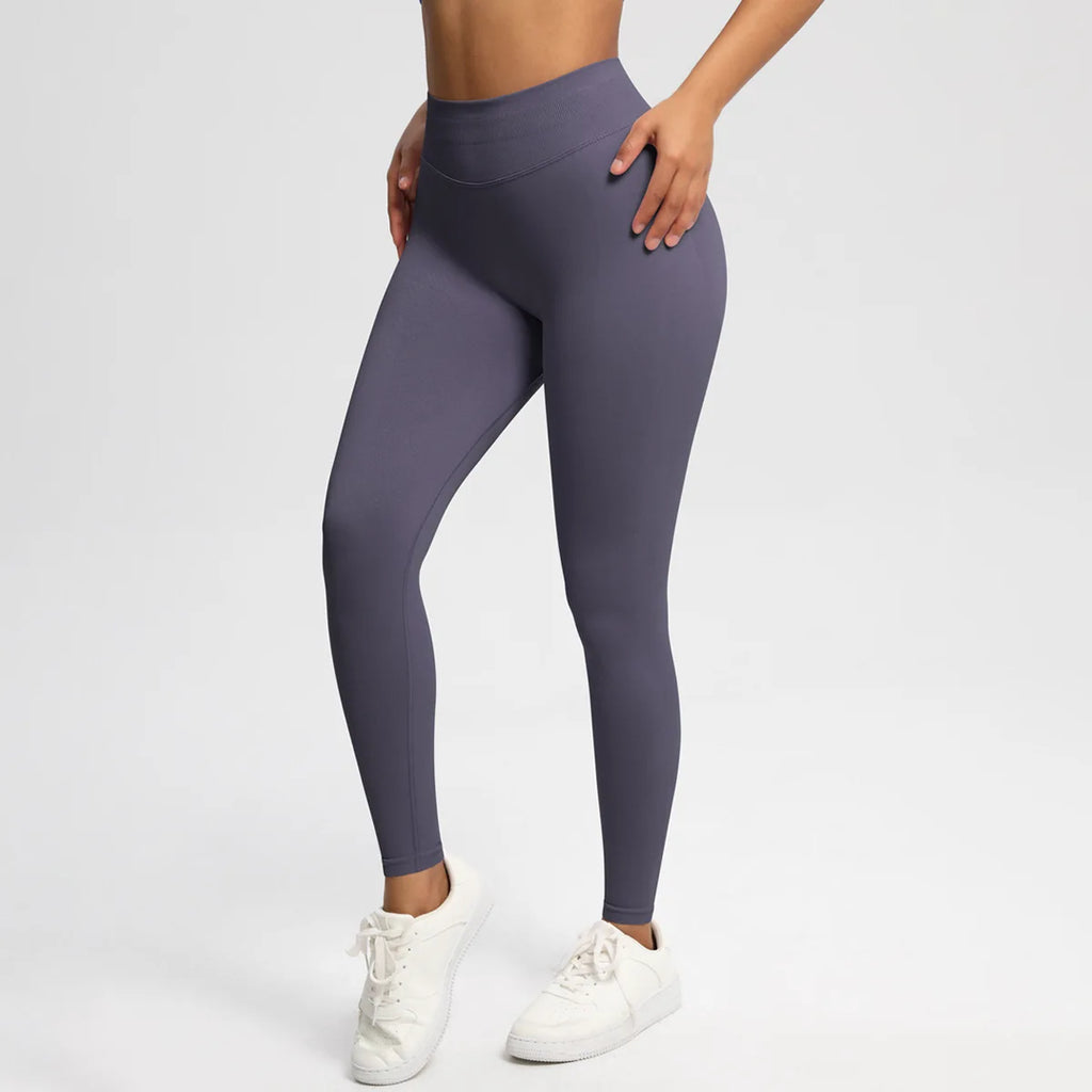 Seamless Fitness Pants Women's High Waist Yoga Leggings  High Stretchy Butt Lifting Breathable Sports Tights Women Gym Leggings