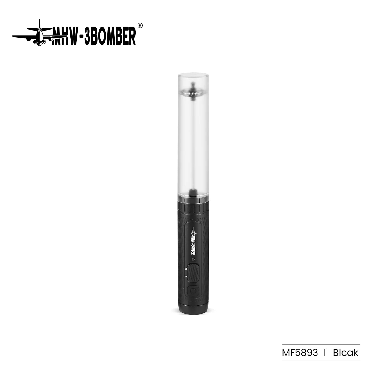 MHW-3BOMBER Electric Milk Frother – USB Rechargeable Coffee Frother