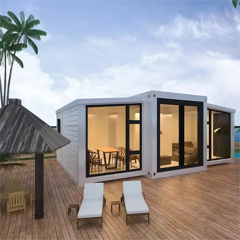 20FT 40FT Expandable Container House Prefab Modular Tiny Home Easy Assembly