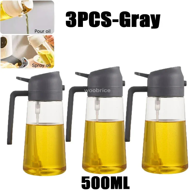 Oil Dispenser Seasoning Accessories Oil Cruet Bottle Oil Spray Kitchen Utensils for Kitchen Barbecue Oils Sprayer Container