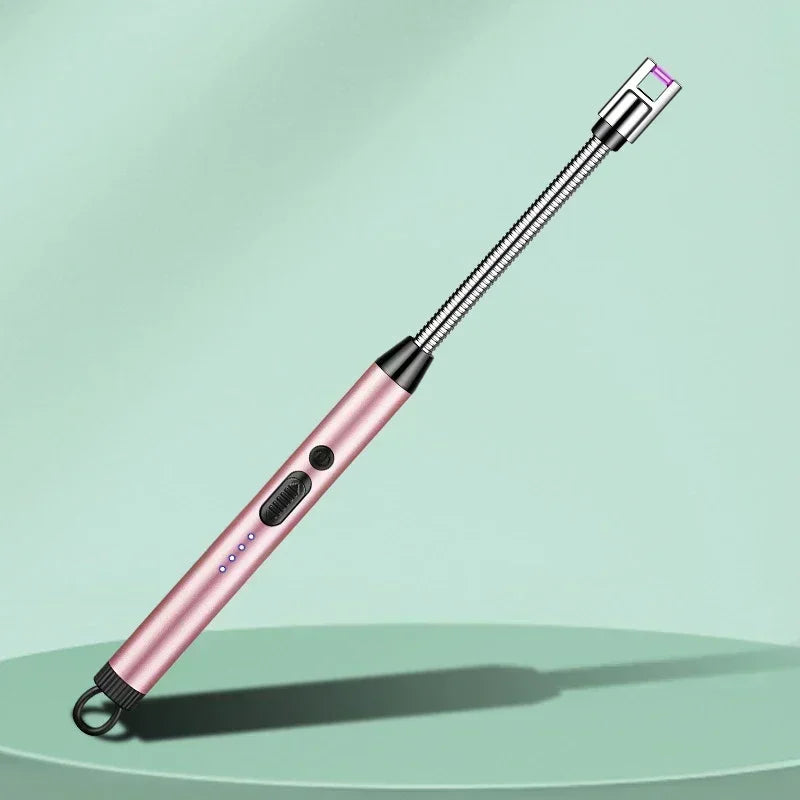 360° Electric Arc Lighter – USB Windproof Flameless BBQ Lighter
