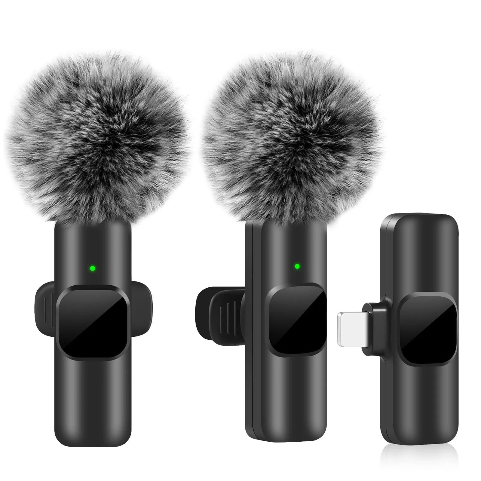 Wireless Lavalier Microphone for iPhone, Android & Laptop