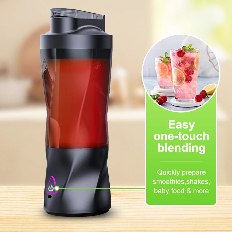 Portable USB Juicer Blender – 700ML Smoothie Fruit Mixer