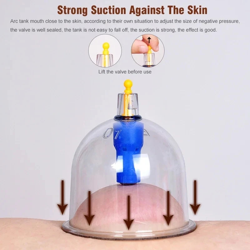 32PCS Vacuum Cupping Set – Body Massage & Anti Cellulite Therapy