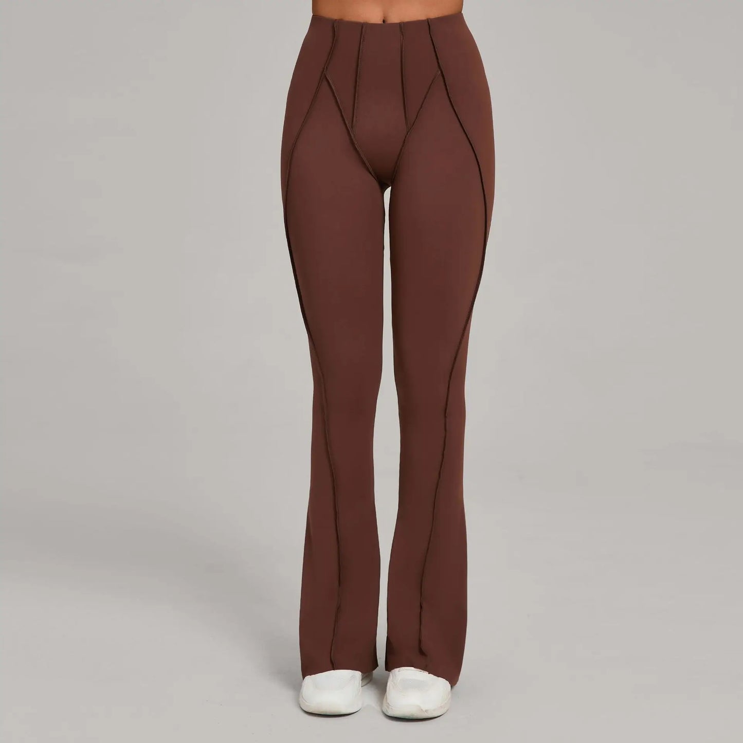 High Waist Flared Yoga Leggings for Women – Squat Proof Gym, Running & Workout Pants