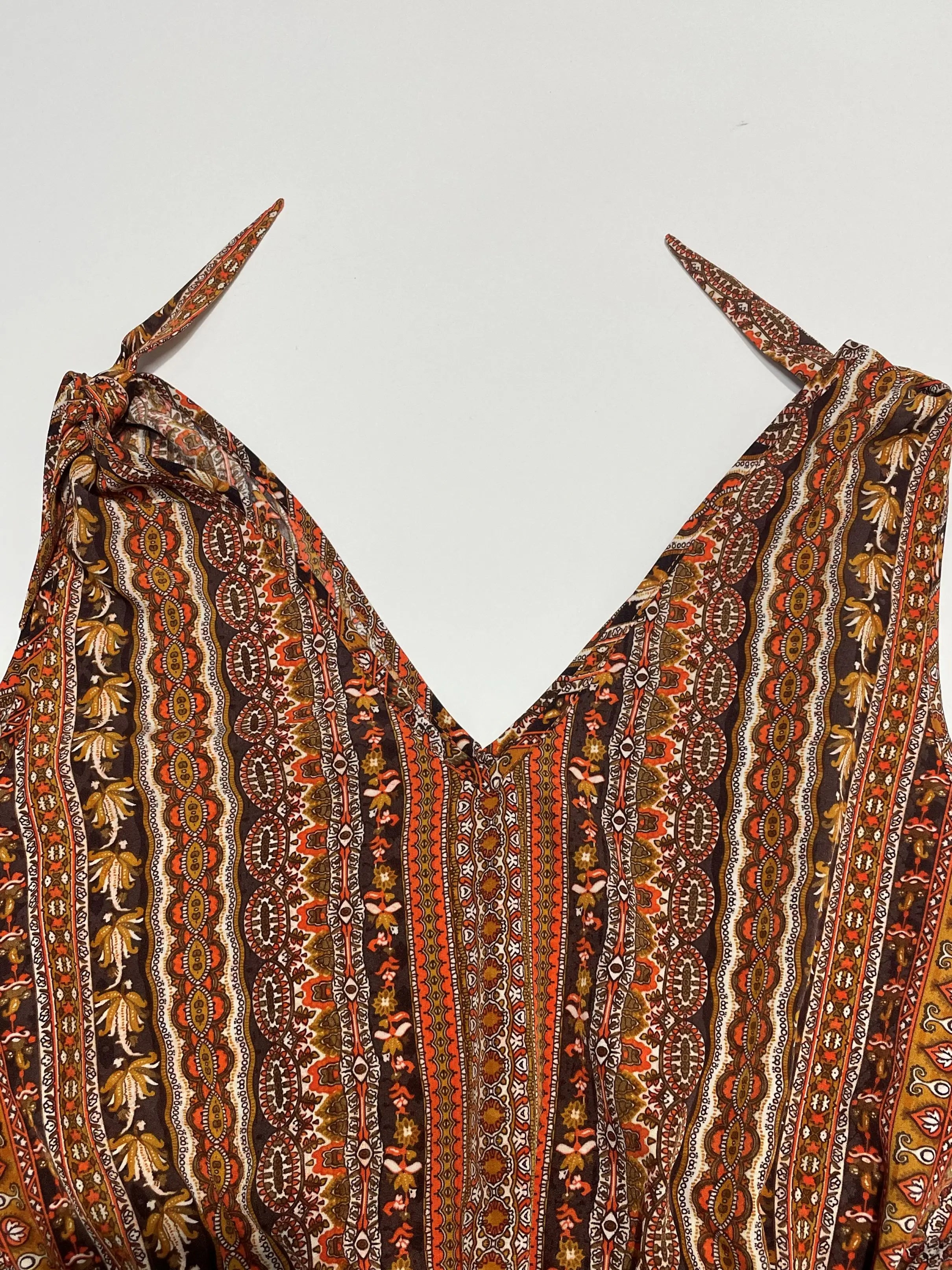 Women's Striped Sleeveless Jumpsuit – Elastic Waist Summer Romper with Wide Leg Pants