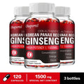 Korean Red Panax Ginseng Capsules for Energy Focus and Vitality Support