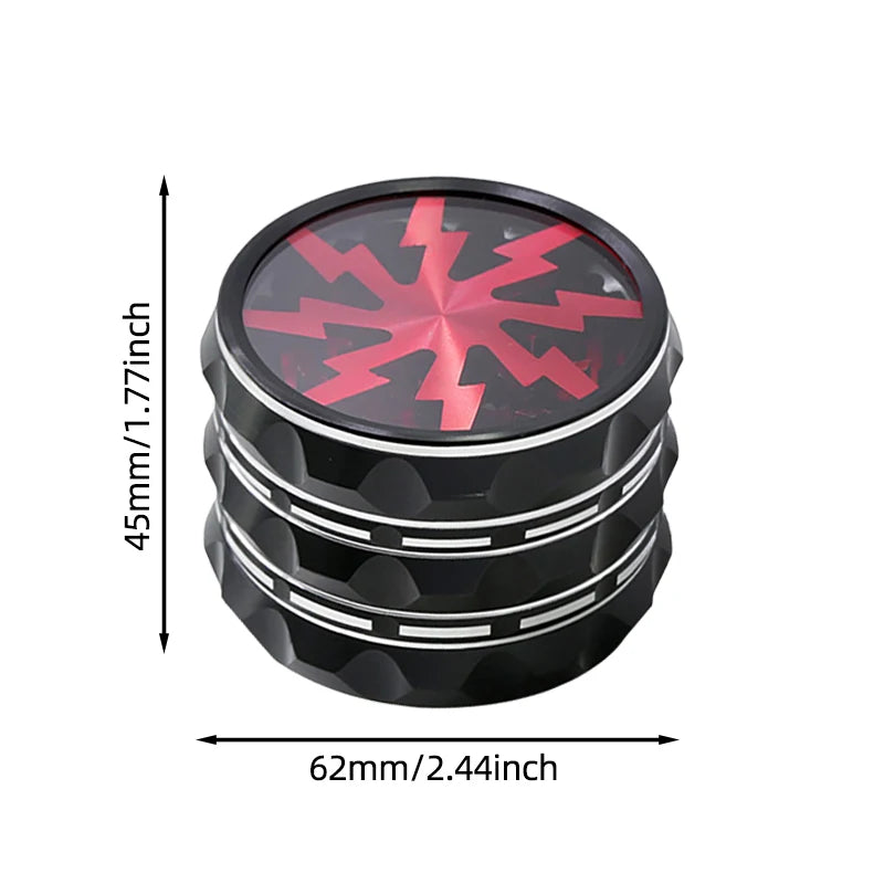 4-Layer Premium Metal Herb Grinder – Multifunctional Tobacco & Herb Crusher