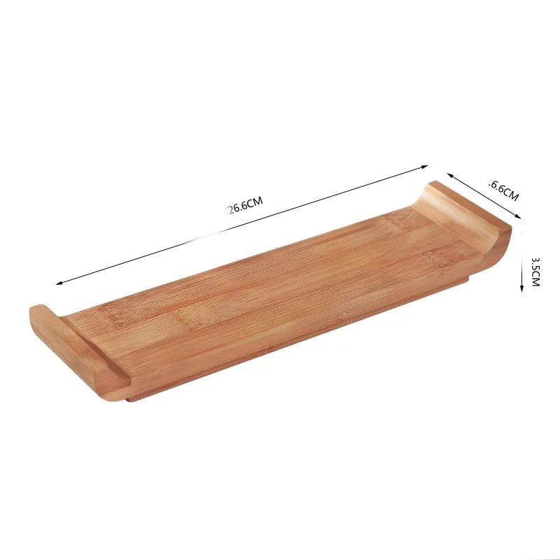 Bamboo Sushi Serving Board – Japanese Sashimi Boat Plate Tray
