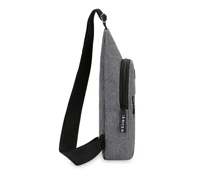 Fashionable and Trendy Lightweight Single Minimalist Shoulder Crossbody Bag for Men with Large Capacity for Leisure and Sports