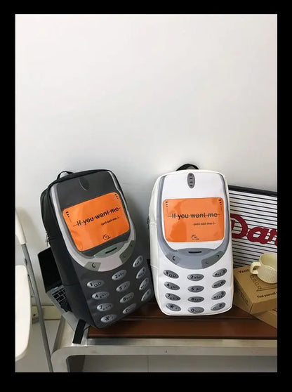 Unisex Splashproof Nylon Backpack with Mobile Phone Pocket – High-Capacity Casual Street Style Bag