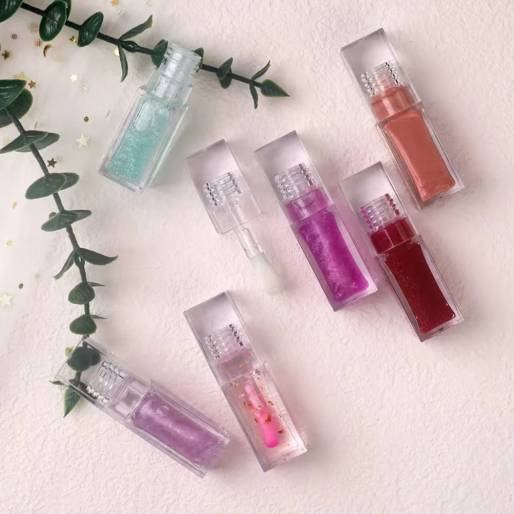 Hydrating Plumping Lip Gloss – Clear & Tinted, Long-Lasting & Waterproof