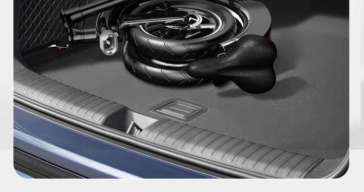 Folding electric bicycle, small, ultra-light and portable, transportation lithium batteries help drive battery cars