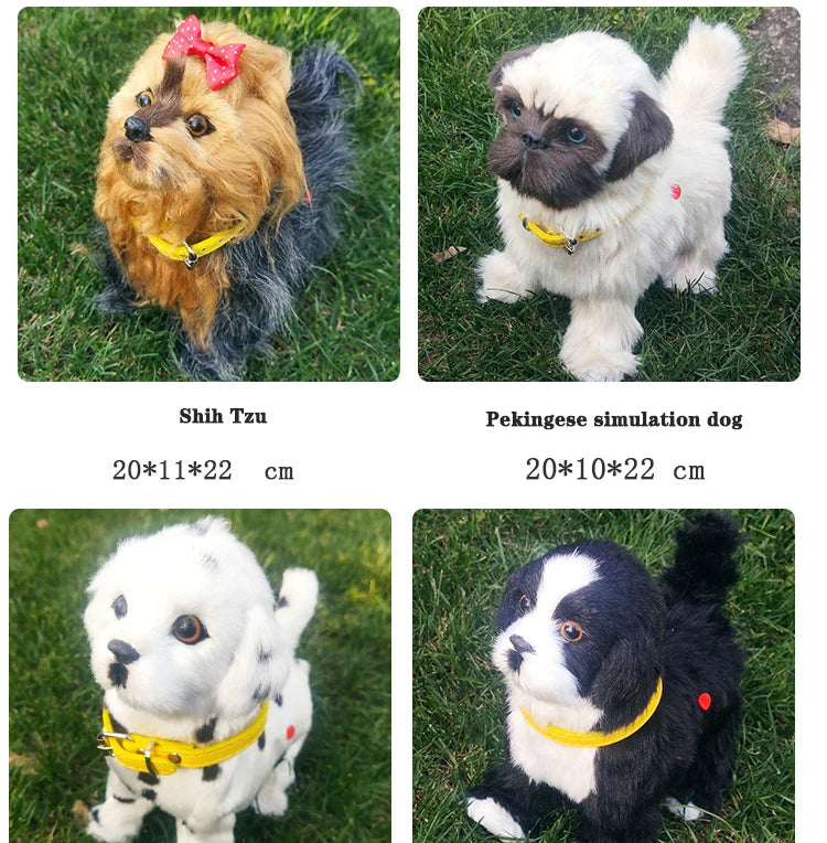 Interactive Walking Plush Dog Toy for Kids (Ages 1+)