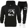 The sweatshirt hoodie is a men's set for Spring 2025 and a women's set for women's sportswear featuring a hoodie and sweatpants