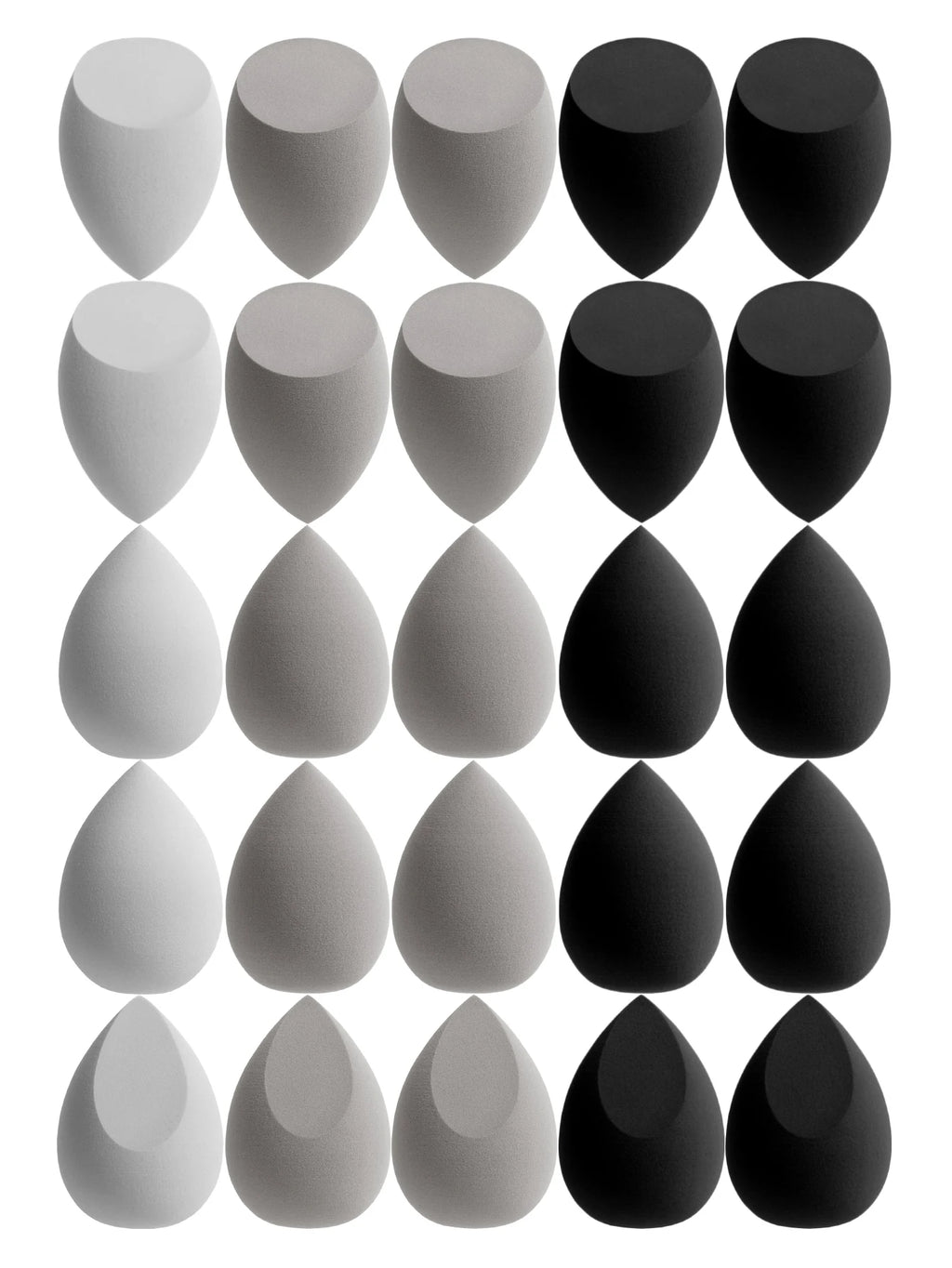 25-Pack Makeup Sponges for Foundation Cream & Powder – Multi-Colour Beauty Blenders