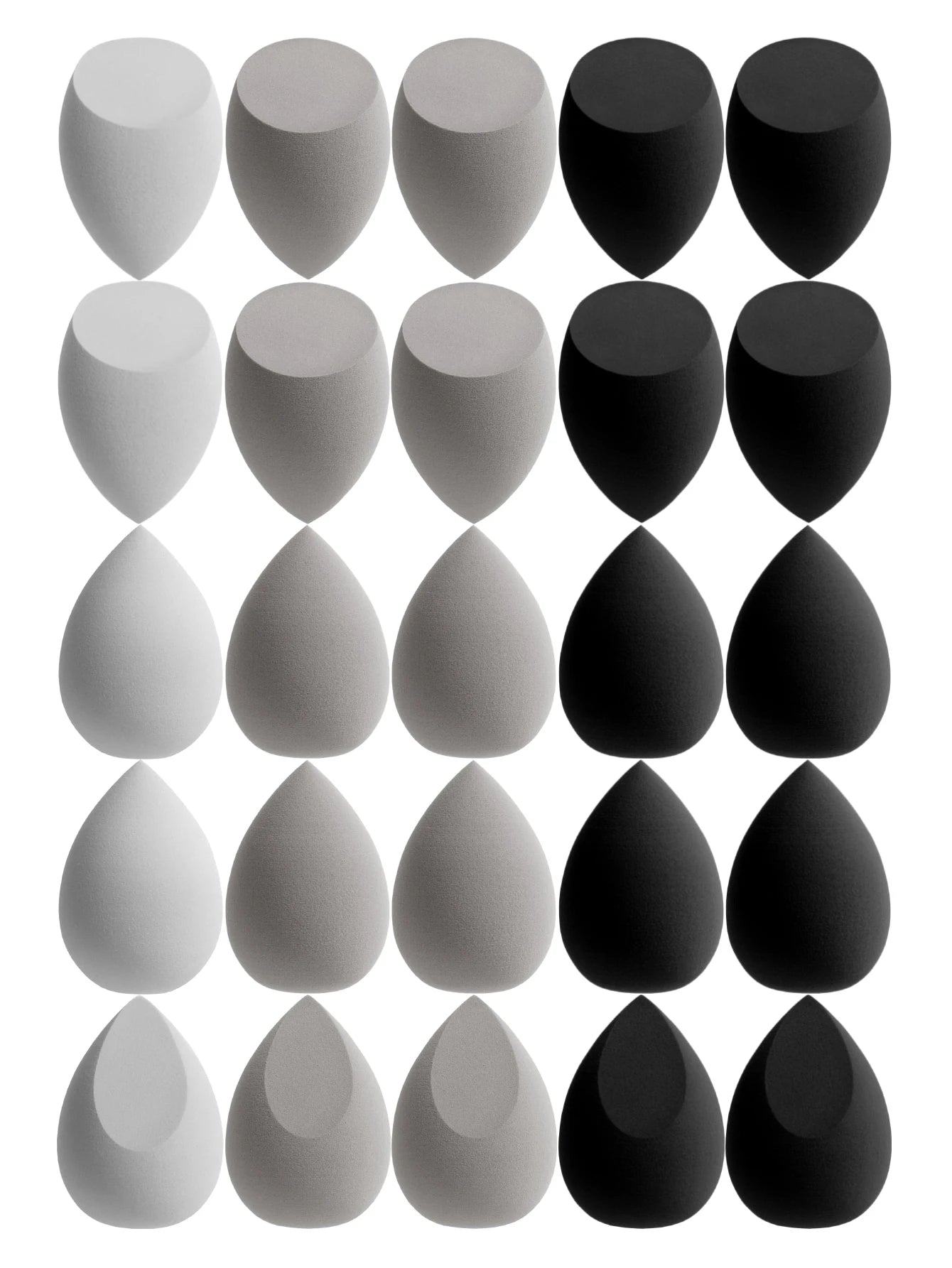 25-Pack Makeup Sponges for Foundation Cream & Powder – Multi-Colour Beauty Blenders