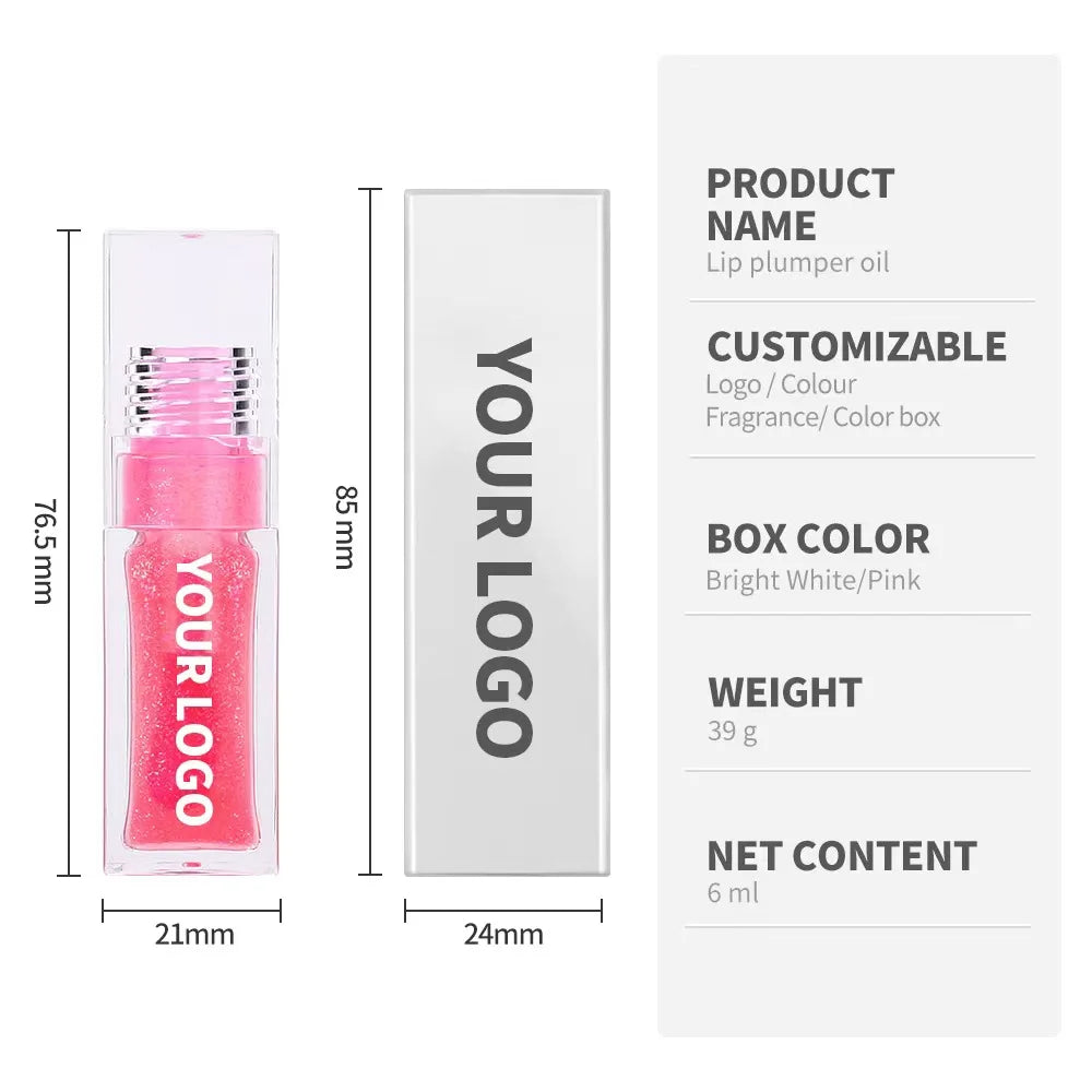 Hydrating Plumping Lip Gloss – Clear & Tinted, Long-Lasting & Waterproof