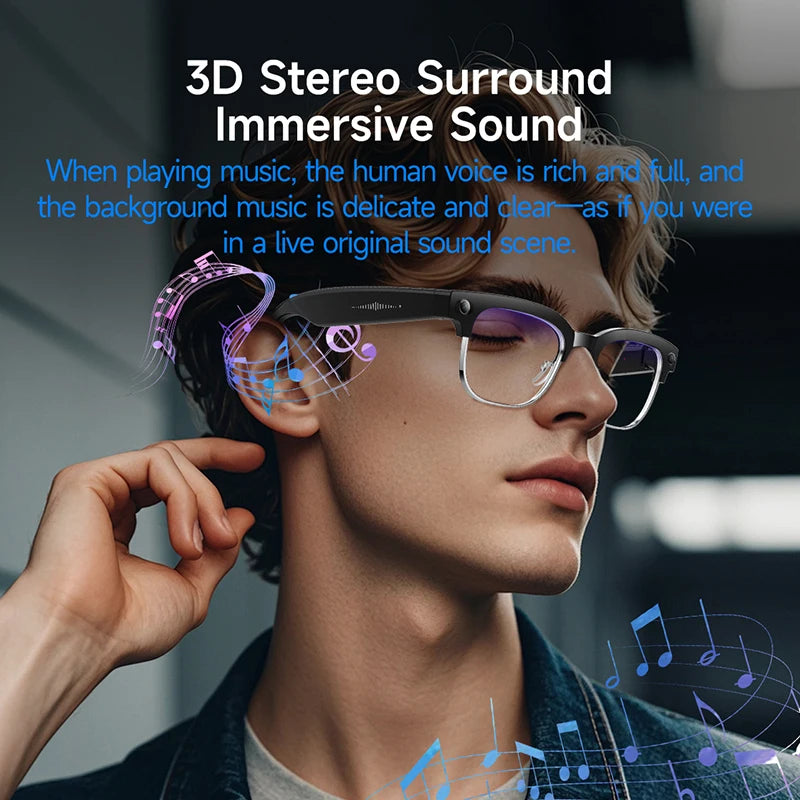 2026New Ultra AI Smart Glasses With 800W Camera GPT Sunglasses WIFI Transmission Bluetooth Call Video Music Player For Men Women