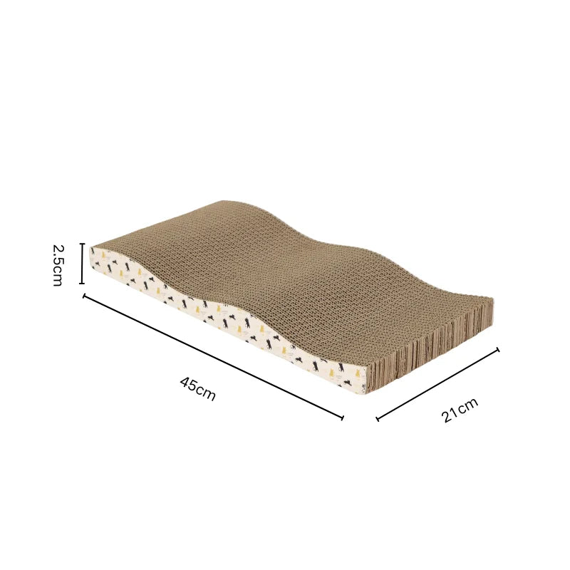Cat Scratchers Cardboard Cat Scratching Board Durable Grind Claws Corrugated Paper Pets Sofa for Indoor Cats Kittens