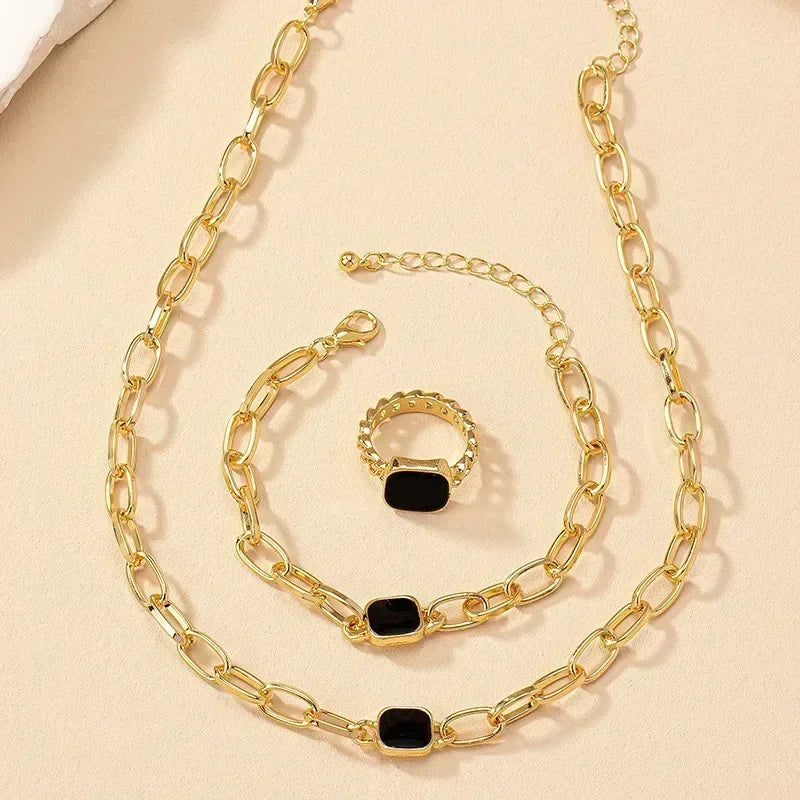 4-Piece Pearl Jewelry Set for Women