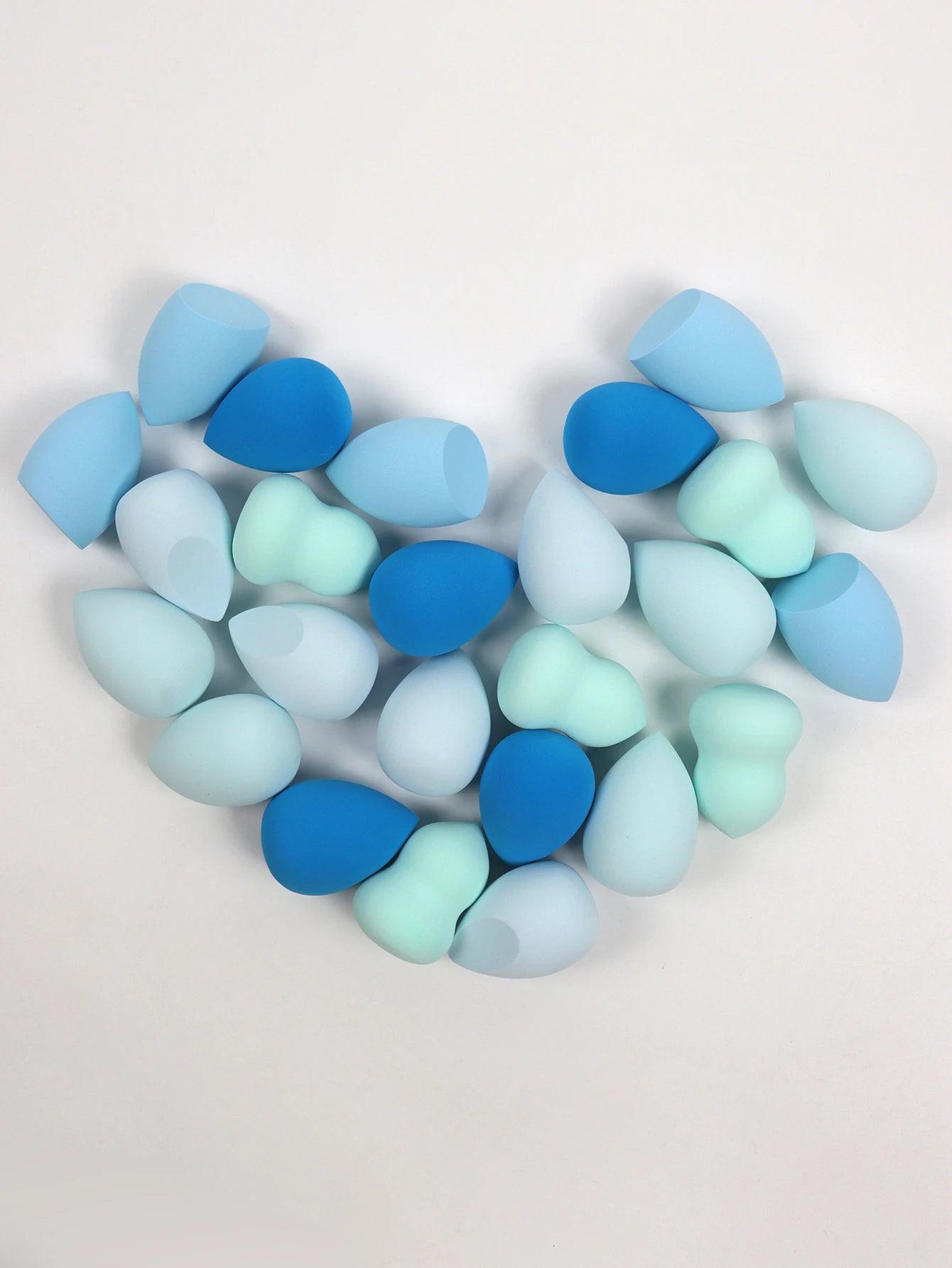 25-Pack Makeup Sponges for Foundation Cream & Powder – Multi-Colour Beauty Blenders