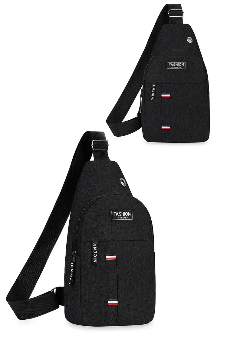 Fashionable and Trendy Lightweight Single Minimalist Shoulder Crossbody Bag for Men with Large Capacity for Leisure and Sports