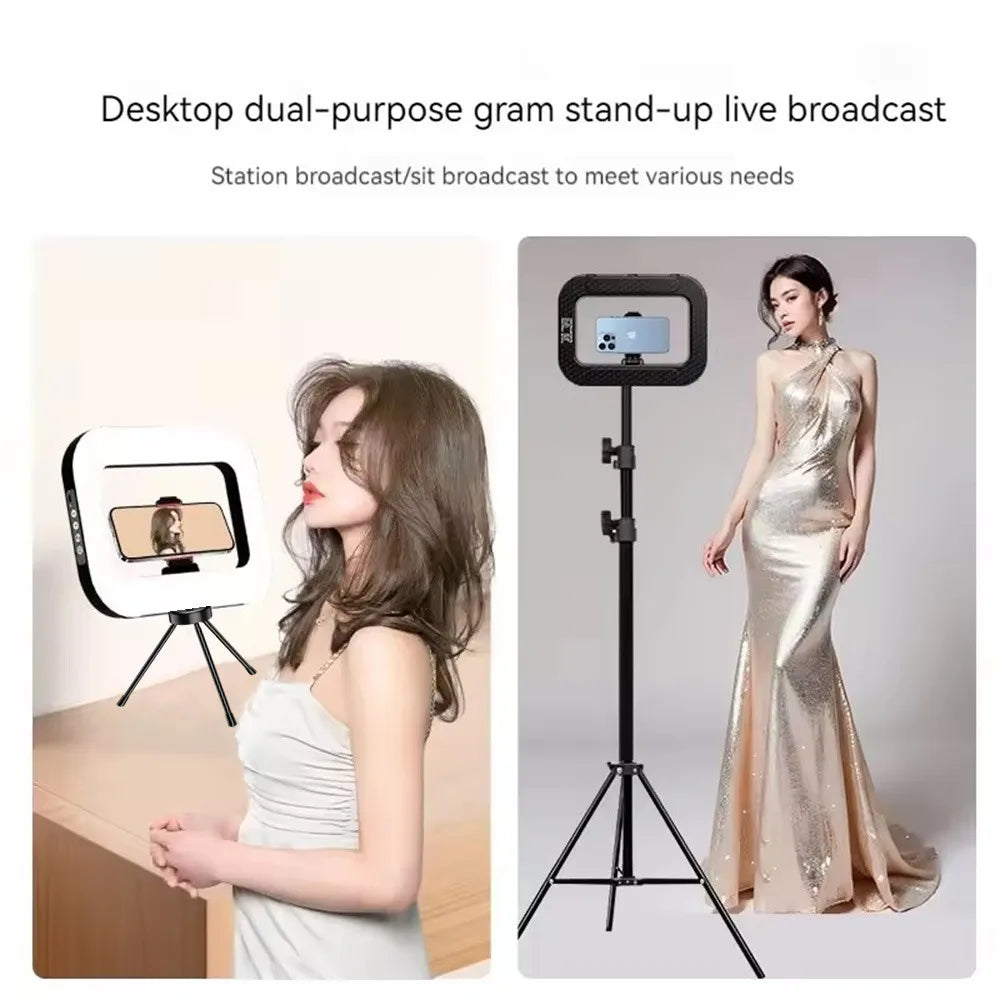 Rechargeable Ring LED Light – Portable Selfie & Live Stream Light