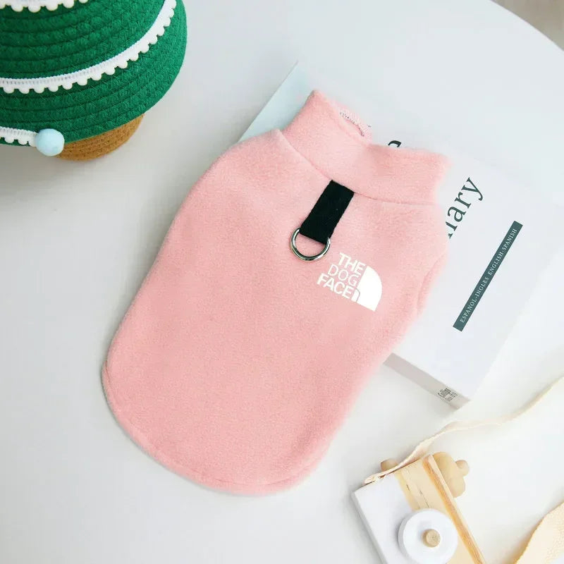 Autumn Winter Fleece Dog Sweater Coat for Small Dogs & Puppies – Warm Pet Clothing for Cold Weather