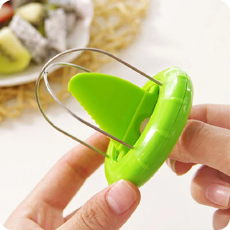 Detachable Kiwi Cutter Fruit Peeler Kitchen Tool Efficient Lemon Peeling Gadget Creative Salad Prep Accessory Compact Design