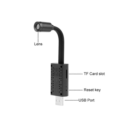 Portable Mini HD 1080P WiFi Wireless Camera – USB-Powered Motion Detection Surveillance Camcorder