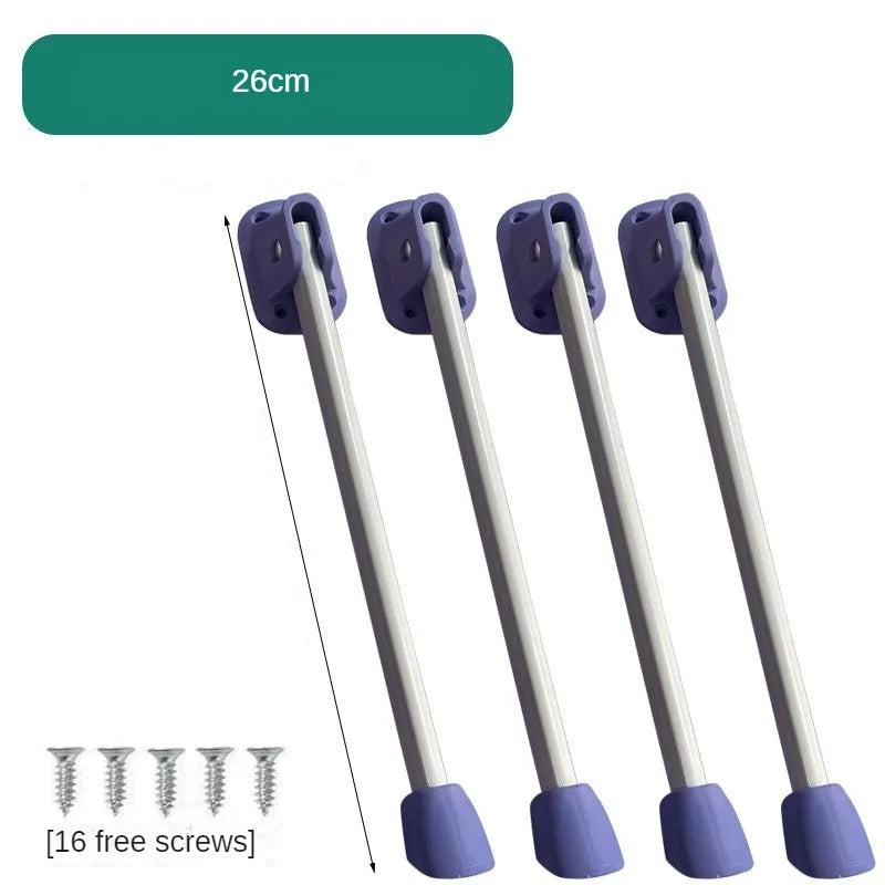 Iron Outdoor Portable Table Legs Adjustable 28/26cm Camping Picnic Table Legs No Punching Required Natural Hike Accessories