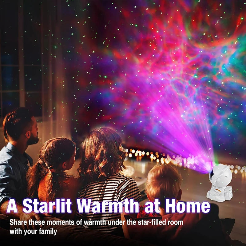 Astronaut Galaxy Projector – Star Night Light for Bedroom Decor