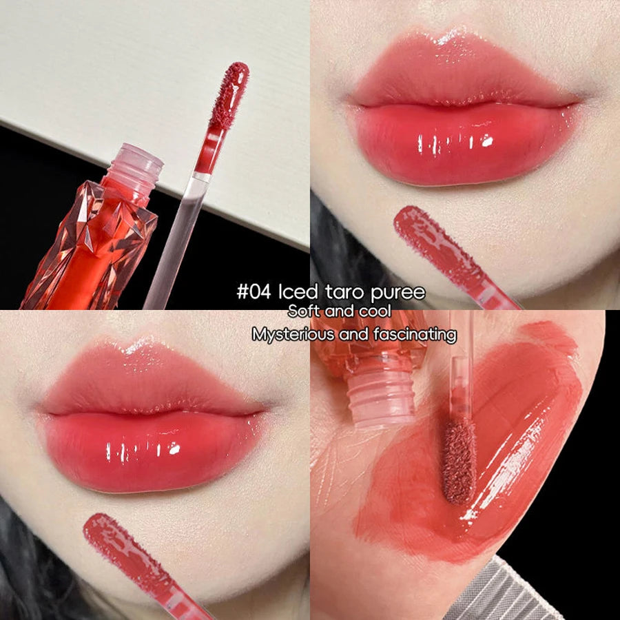 Long-Lasting Hydrating Lip Gloss – Waterproof Transparent Mirror Shine