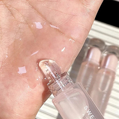 Plumping Crystal Jelly Lip Oil – Moisturising Long-Lasting Transparent Lip Gloss