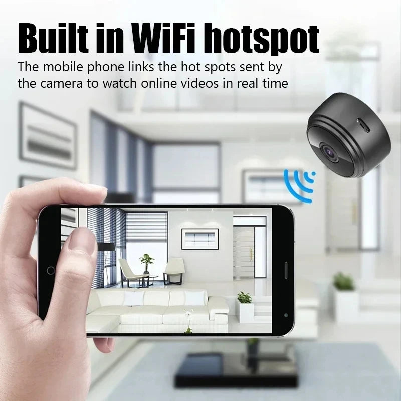 A9 WiFi Mini Camera Wireless Video Recorder Smart Home Security Camera for Infants And Pets Monitoring