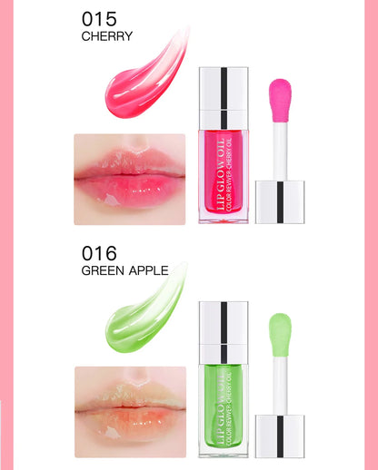 Hydrating Pink Lip Oil Gloss – Moisturising & Plumping Lip Treatment Soft & Nourished Lips