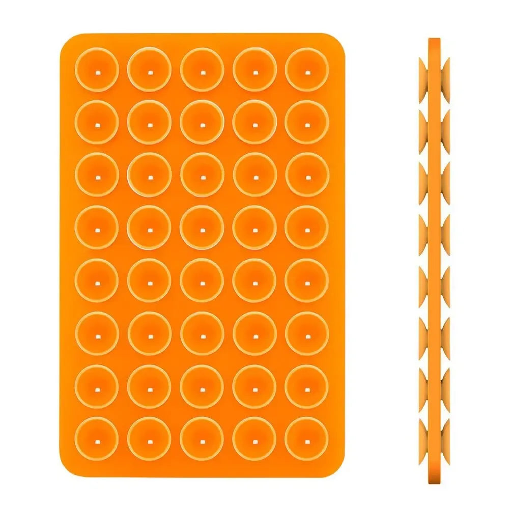 Double-Sided Silicone Suction Phone Mount for Hands-Free Selfies & Video Recording