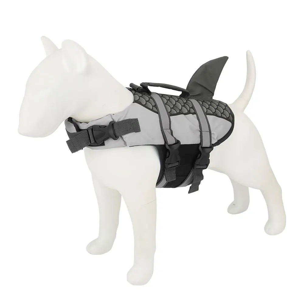 Shark Dog Life Jacket – Pet Swimming Vest Harness