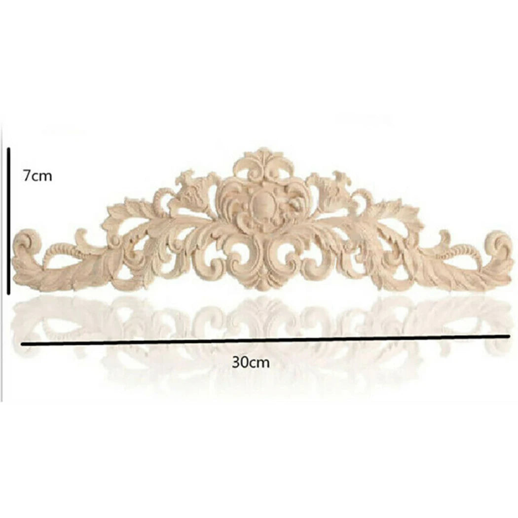 Wooden Carved Furniture Applique Moulding for Cabinet Doors & DIY Home Décor