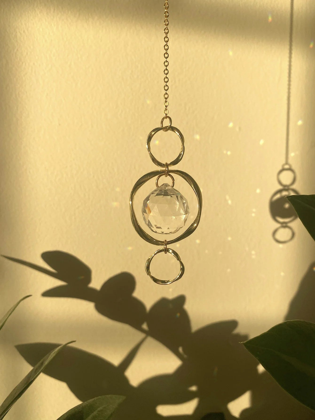 Crystal Suncatcher Prism – Rainbow Maker Hanging Window Decor