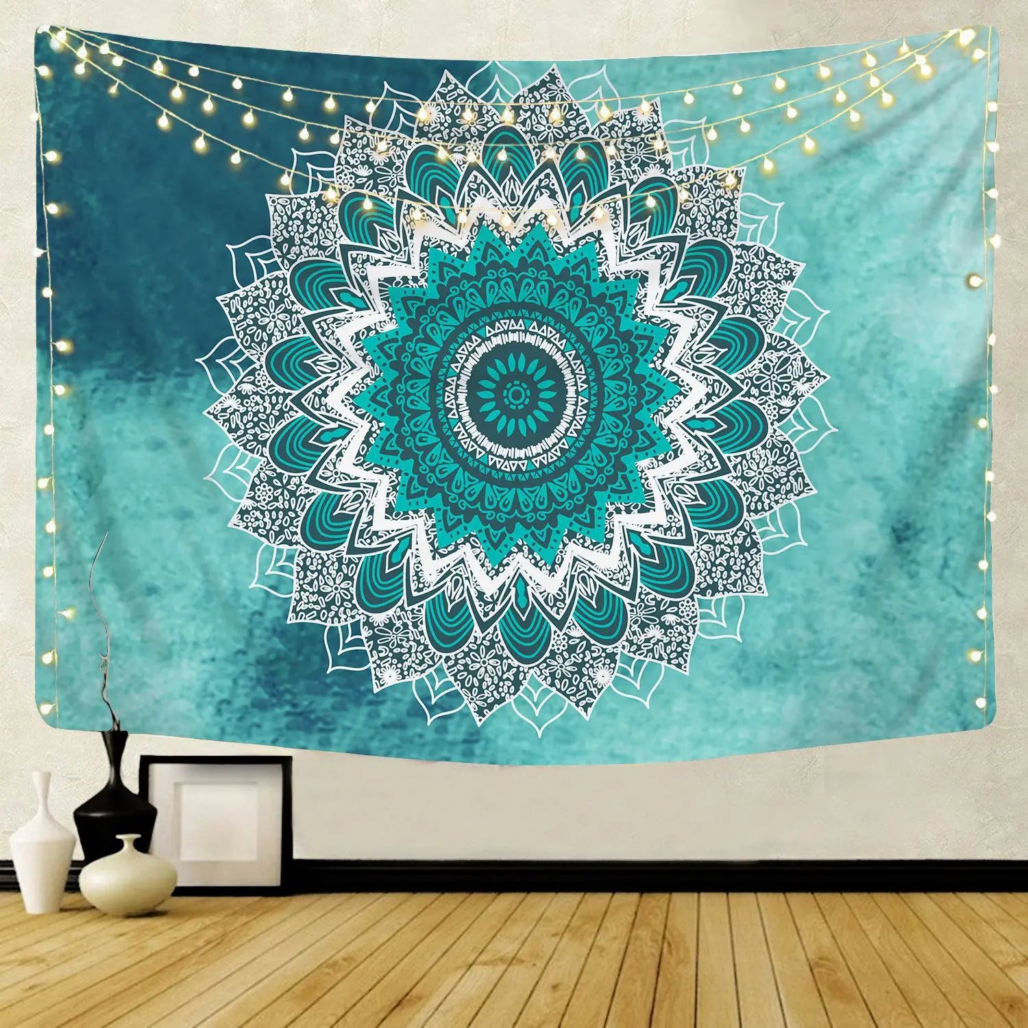Indian Mandala Wall Hanging Tapestry Boho Wall Cloth Tapestries Decor Psychedelic Hippie Bohemia Wall Carpet Bedroom Decoration