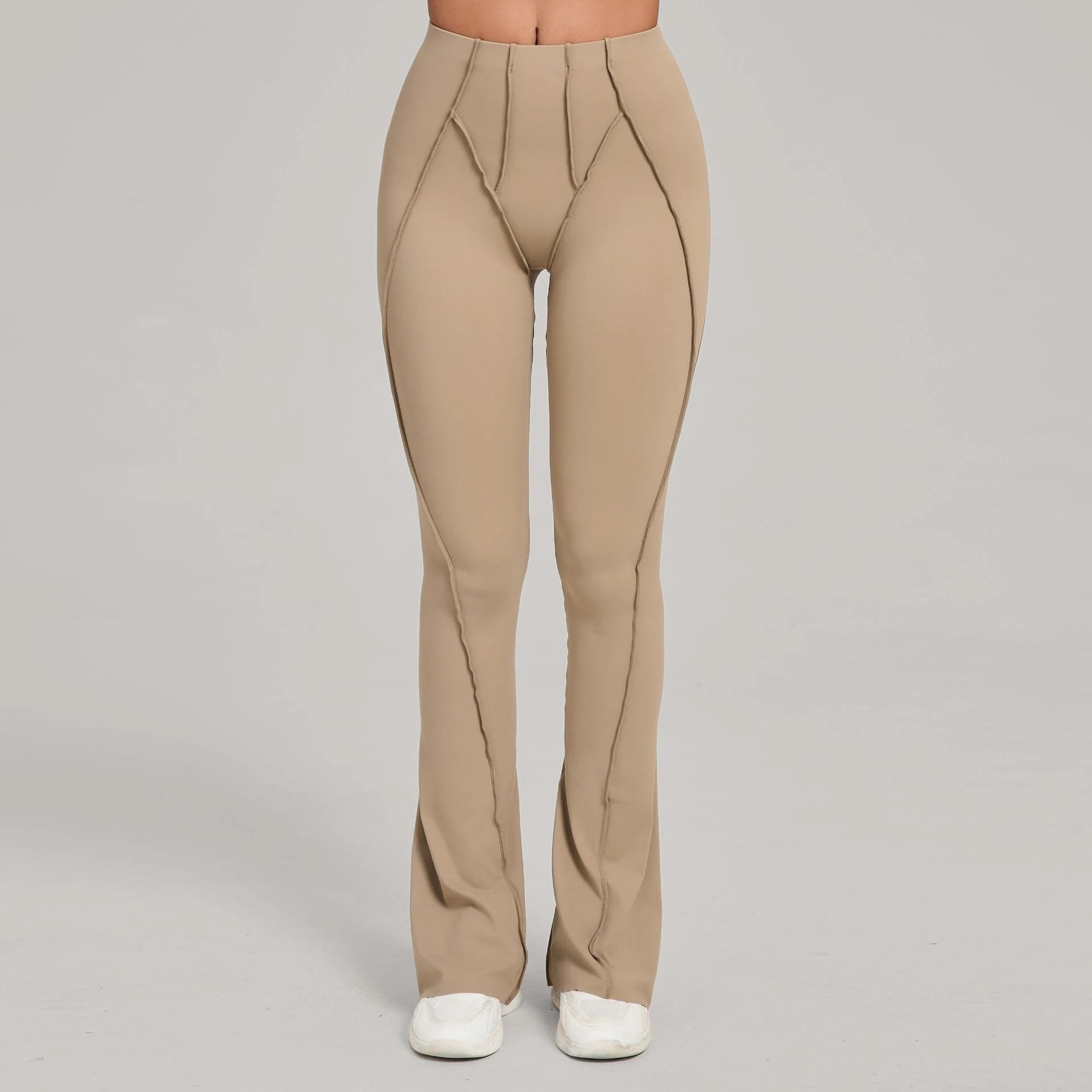 High Waist Flared Yoga Leggings for Women – Squat Proof Gym, Running & Workout Pants